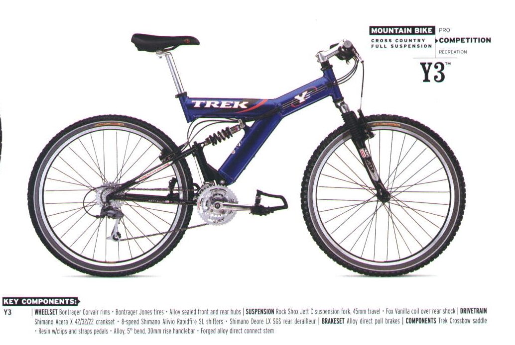Trek y3 shop for sale