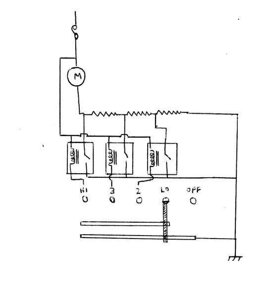 RN85 Hilux Heater Fan Switch